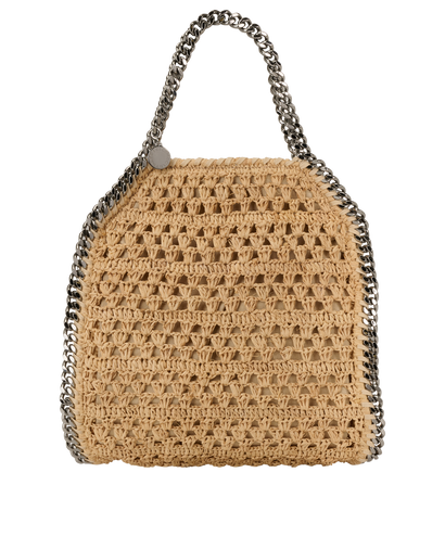 Mini Falabella Crochet, &pound;350, Handbags, Beige, Raffia, Front view